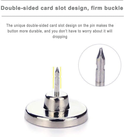 Button pins for Jeans, No Sew and No Tools Instant Jean Button Pins for Pants,4 Sets Replacement Buttons, Simple Installation, Reusable and Adjust...