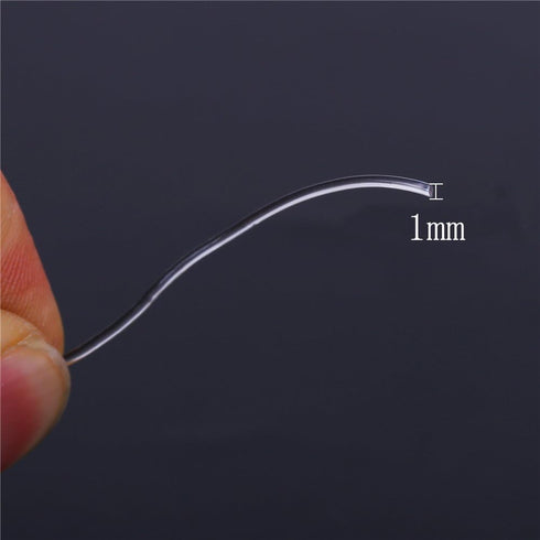 CCINEE 1mm Elastic Stretch Transparent String Cord for Jewelry Making Bracelet Beading Thread 100m/Roll...