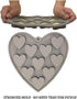 Heart Shaped Cake Pans Heart Silicone Mold for Baking, Large 2 Inches Heart Molds, 10 Cavities Suitable for Ice Cube Mold, Chocolate Mold, Valenti...