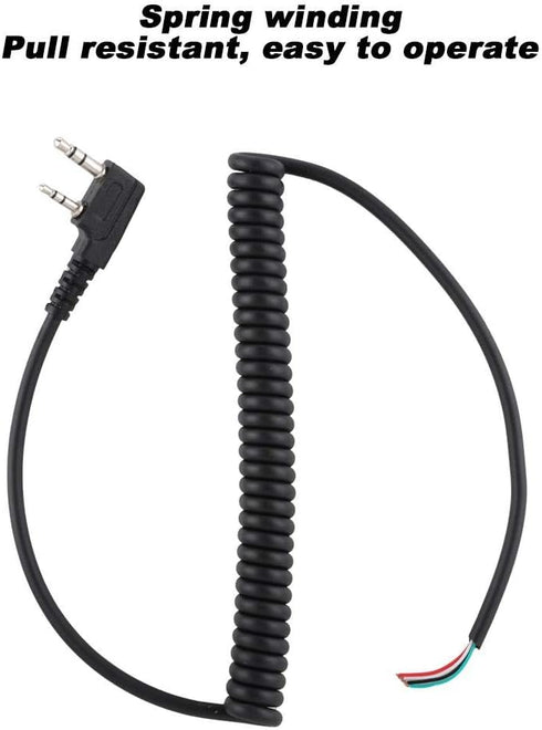 Walkie Talkie Speaker Cable, Speaker Mic Walkie Talkie Speaker Cable for Baofeng UV5R....