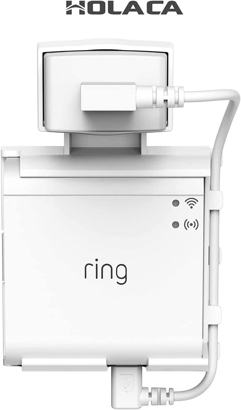 HOLACA Outlet Wall Mount for Ring Smart Lighting Bridge,Easily Be Moved-Saving Space-No Messy Wires and Screws...