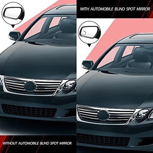 Frienda 6 Pcs 2" Blind Spot Blind Side Mirrors, Convex 360° Wide Rear View Mirrors for Car SUV and Truck(Fan, Round, Rectangle Shape)...