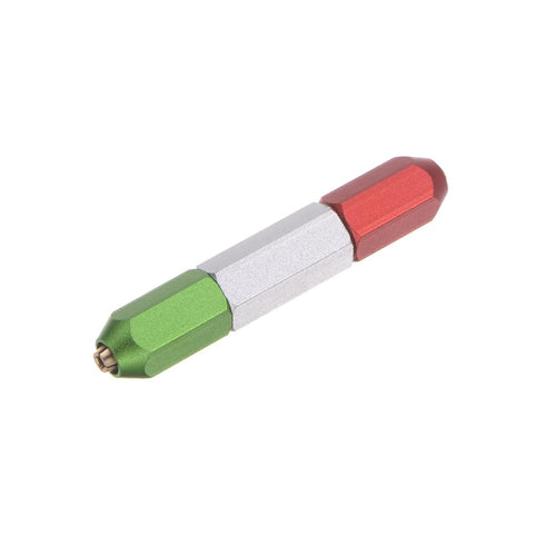 Aluminum Alloy Pin Gage Handle 2-3mm Clamping Range Go No Double End Gauge Handle Industrial Tools for Plug Gage...