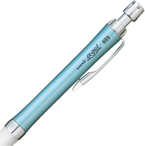 Uni Mechanical Pencil, Slim Model with White Alpha Gel Grip, 0.5mm, Turquoise (M5807GG1P.71)...
