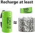 AA Ni-Cd 1.2V 2/3AA 600mAh Rechargeable Battery - 6pcs Green...