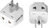 UK to US Travel Adapter, India to US Plug Adapter, Unidapt Adapters for USA, 2-pack, Plug Converter, USA travel adapter, EU to US with Dual Inputs...