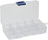 Juvale 12 Pack Mini Clear Storage Containers with 10 Grid Dividers, Small Plastic Tackle Boxes for Beads, Buttons, DIY Jewelry (2.5 x 5 In)...