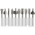 Mesee 10Pcs HSS Router Bits 1/8"(3mm) Shank Carbide Engraving Bit Set Fit Rotary Tool Tools for DIY Woodworking Edge Grooving Carving Milling Trim...