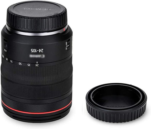 Camera Rear Lens Cap & Body Cap Cover for Canon RF Mount Mirrorless Camera EOS R8 R50 R10 R7 R3 R5C R6 Mark II R6 R5 R RP Replace RF Rear Lens Cap...