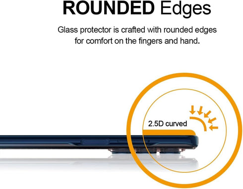 Supershieldz (2 Pack) Designed for Motorola Edge (2021) / Motorola Edge 5G UW Tempered Glass Screen Protector, Anti Scratch, Bubble Free...