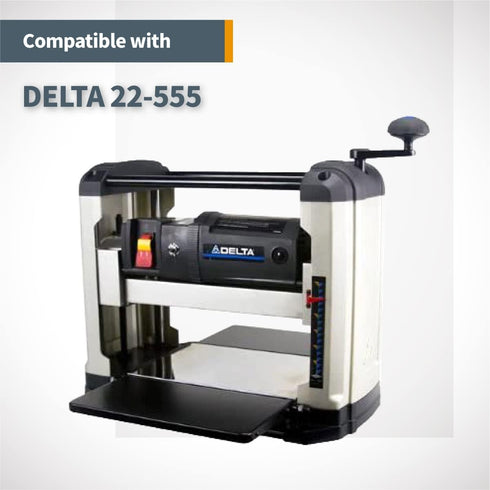 POWERTEC 13 Inch Planer Blades for Delta 22-580, 22-555 Planer, Replacement for Delta 22-549 Planer Knives, Set of 2 (128020)...