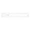 Film Flexible Ruler 8 Inch 1mm Scale PET Plastic Folding Straight Ruler Calibration Soft Ruler Measuring Tool for Factory, Transparent...