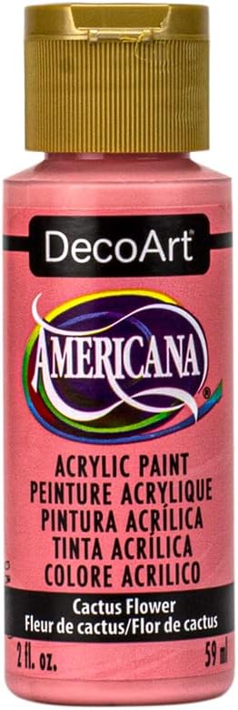 Deco Art Americana Paint 2 OZ FLO, us:one size, Cactus Flower -Pink...