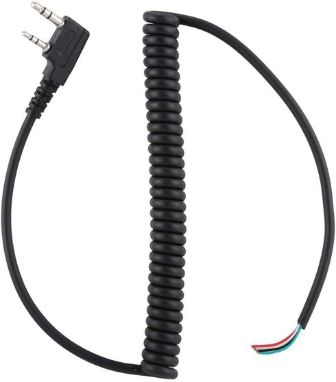 Walkie Talkie Speaker Cable, Speaker Mic Walkie Talkie Speaker Cable for Baofeng UV5R....