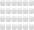 PATIKIL Twist Bottle Caps, 24Pcs 20/410 Squeeze Flip Bottle Cap Replacement Caps for Glue Dispensing Bottles Dispensing Caps Paint Bottles, White...