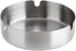 Juvale 5 Pack Stainless Steel Ashtrays for Cigarettes, Outdoor, and Indoor - Round Patio Ashtray - 3 Slots Each (4 x 4 x 1.2 In Ash Trays)...