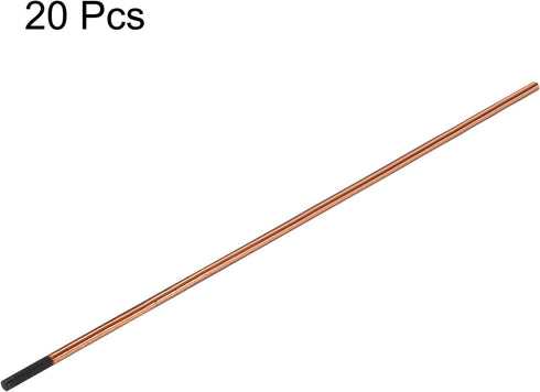 PATIKIL 20pcs 5mmx355mm(3/16"x14") Carbon Arc Air Gouging Rods Copper Graphite Coated Gouging Electrode Rods for Welding...