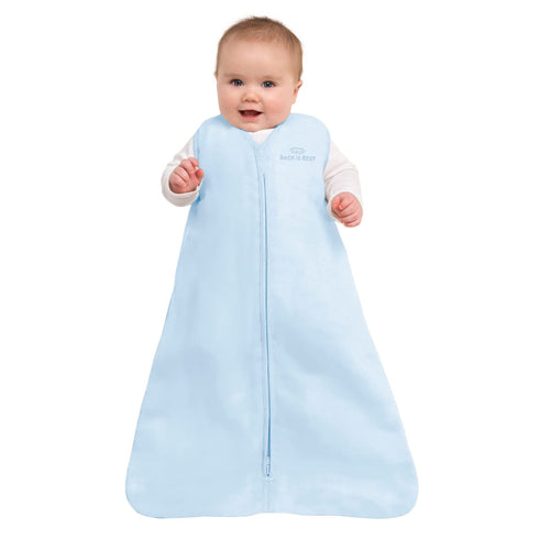 HALO Sleepsack Micro-Fleece Wearable Blanket, TOG 1.0, Baby Blue, X-Large...