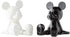 Enesco Disney Ceramics Mickey Mouse Sitting Salt and Pepper Shakers, 3.5 Inch, Black and White...