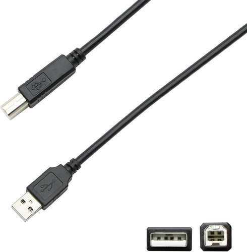 Printer USB Cable to Computer Compatible with Epson Workforce Pro WF-7840,WF-7820,WF-4830,WF-4820,WF-4740,WF-4730,WF-4720,WF-3820,WF-3730,WF-3720 ...