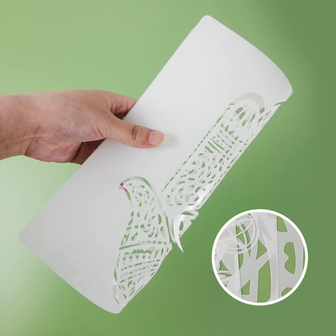 Sacred Geometry Stencils, 12 Pcs Yoga Stencils, Om Sacred Lotus Chakra The Flower of Life Mandala Hamsa Hand Sun Moon Spiritual Symbols Meditation...