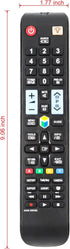 New AA59-00638A Replaced Remote fit for Samsung AA59-00594A AA59-00637A AA59-00639A BN59-01178W BN59-01179A BN59-001179B BN59-01199F Smart TV 3D L...