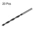 20pcs Brad Point Drill Bits 3.5mm(9/64") Dia Straight Round Shank Metric Brad Point Spiral Twist Drill Bits for Softwood Hardwood Plywood Plastic ...