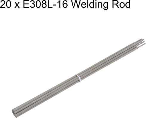 E308L-16 Welding Rod 0.07" x 10" 304 Stainless Steel Welding Rod A102 Electrodes Solder for Welding Stainless Steel Galvanized Steel 0.38 Lb...