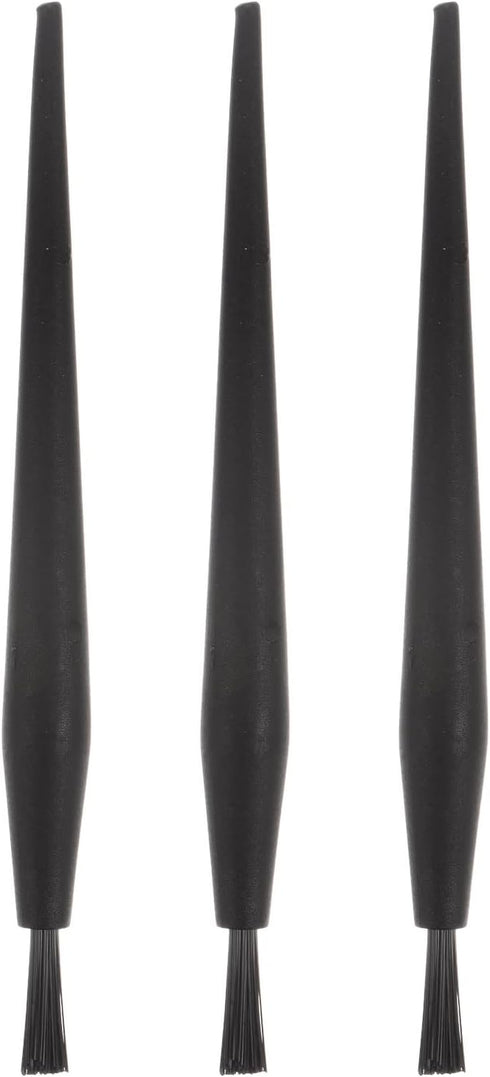 3pcs Anti-Static Cleaning Brush 18mm Dia PV Plastic Conductive Bristles Small Narrow Anti Static ESD Brushes for Clean PCB Laptop Keyboard Fan...