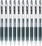 Pilot Juice 07 Retractable Gel Ink Pen (LJU-10F), Fine Point, 0.7mm, Black Ink, Set of 10...