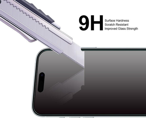 Supershieldz (3 Pack) Designed for iPhone 15 (6.1 inch) Tempered Glass Screen Protector, Anti Scratch, Bubble Free......