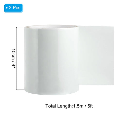 PATIKIL Waterproof Patch Seal Tape 4 in x 5 Ft, 2 Pack PVC Leak Proof Repair Tape Instant Sealing for HVAC Ducts, Roof Crack, Hoses Pipes, Awning,...