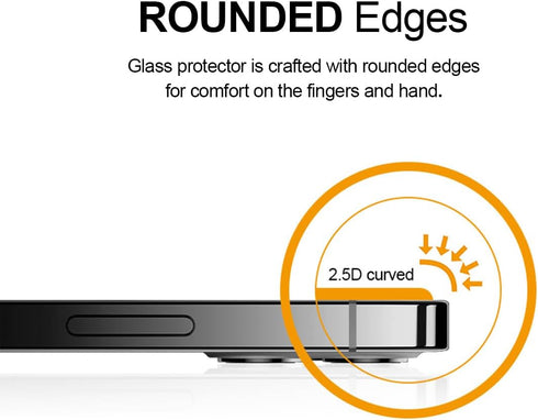 Supershieldz (2 Pack) Designed for iPhone 12 Pro (6.1 inch) + Camera Lens Tempered Glass Screen Protector, Anti Scratch, Bubble Free......
