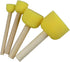 20 pcs Round Sponges Brush Set, 4 Sizes Paint Tools for Kids...