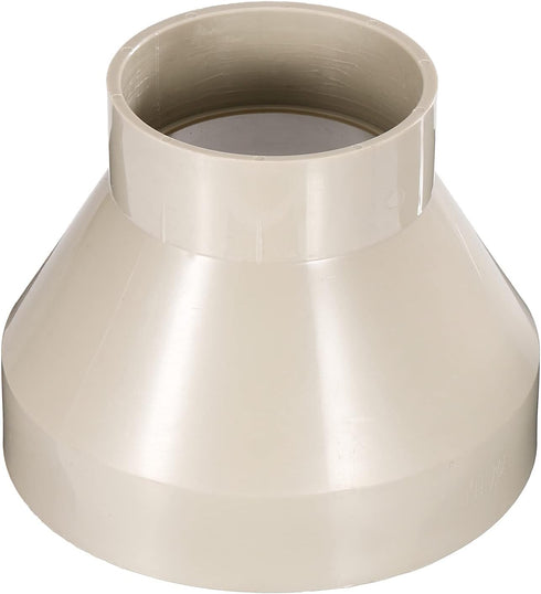 PATIKIL 6" to 3.5" Duct Reducer Connector, Heating Cooling Ventilation Tube Fire-Resistant Increaser Adapter Pipe Fitting for Vent System...