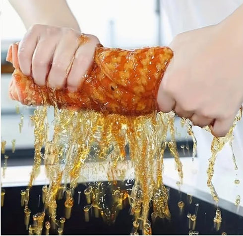 5PCS Soft & Absorbent Dish Cloths, Reusable Machine Washable Coral Fleece Microfiber Towels for Sink Bathroom Car & Window, Home Essential...