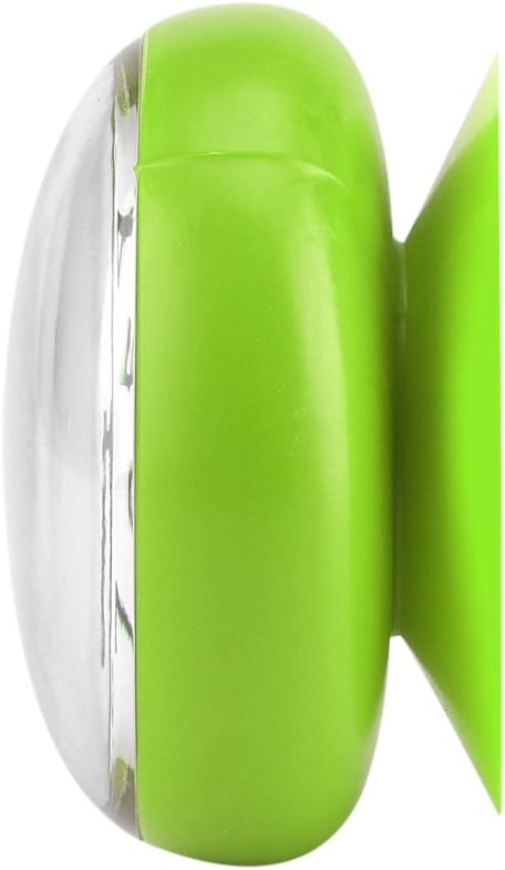 Ciglow Mini Waterproof Clock Electronic, Sucker Wall Clock Portable Bathroom Shower Clock Water.(Green)...