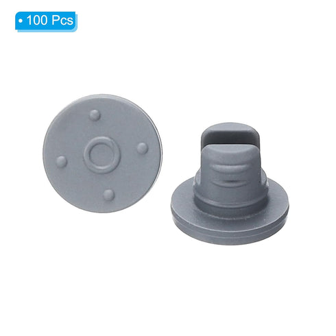 PATIKIL 13mm Vials Rubber Stoppers, 100 Pcs Self Injection Ports Butyl Rubber Bottle Stopper for Glass Vial Liquid Culture Jars...