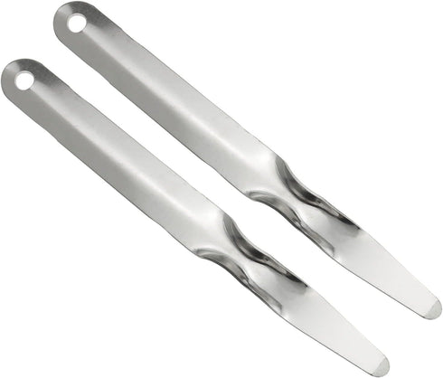 E-outstanding 2PCS Stainless Steel Flat Staplers Puller, Staple Remover Tools, Stainless Steel Crowbar Nail Lifter for Office Home Business...