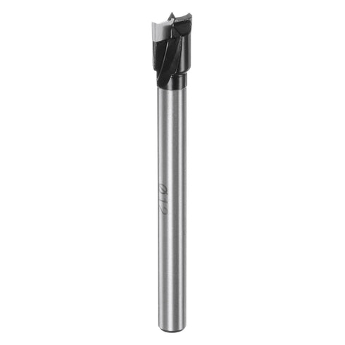 Forstner Drill Bit 12mm (15/32") K30/C1 Tungsten Carbide Tip Triangle Shank Wood Forstner Bit Opener Cutter for Hinge Hole Drilling Woodworking...