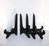 Artliving Black 8" Wood-Like Plastic Easels Plate Display Stands Picture Frame Stand Holder-Set of 4...
