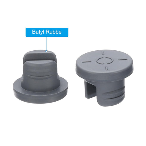PATIKIL 13mm Vials Rubber Stoppers, 100 Pcs Self Injection Ports Butyl Rubber Bottle Stopper for Glass Vial Liquid Culture Jars...