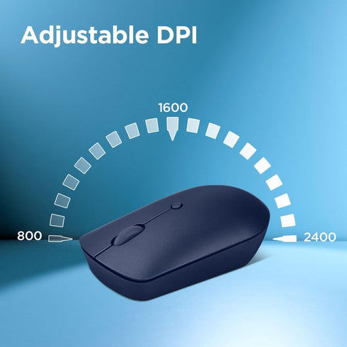 Lenovo 540 Wireless Computer Mouse for PC, Laptop, Computer with Windows or Chrome OS - 2.4 GHz USB-C Wireless Pairing Receiver - Compact Size - 1...