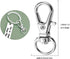 100Pcs Swivel Snap Hook,Stainless Steel Key Chain Clip Hooks Swivel Lanyard Snap Hook Keychain Hooks for Keychain Lanyard,Jewelry,DIY Crafts Suppl...