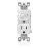 Leviton T5225-W Combination, 15 Amp, 120 Volt AC Toggle Switch, and 15amp, 125 Volt 5-15R Tamper Resistant Receptacle, Grounding, White......