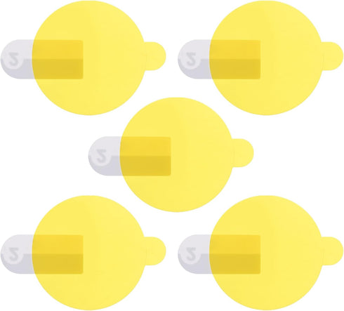 5pcs Watch Glass Screen Protectors 27mm HD High Definition Anti-Fingerprint Soft PET Universal Round Smartwatch Screen Protective Film Protector (...