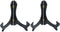 Artliving Black 8 Inch Wood-like Easels Plate Stand Holder Display Stands Picture Frame Stand-Set of 2...