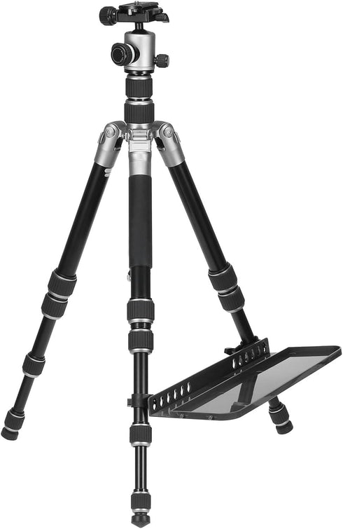 PATIKIL 34x12cm Easel Tray Replacement, Detachable Easel Tray Attachment Easel Tray Shelf Plastic for Artists Painting Brushes, Black...