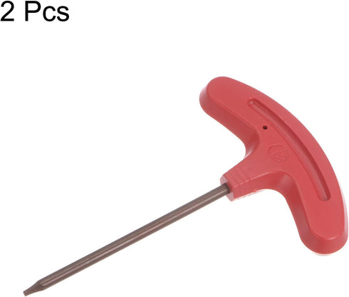 2pcs Torx Screwdriver T8 S2 Steel T Handle Star Key Wrench for CNC Lather Tool Holder...