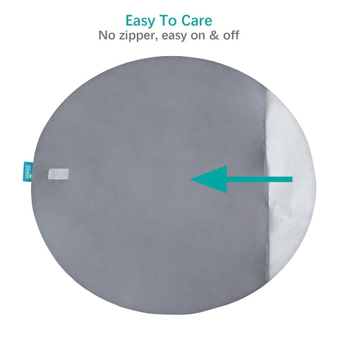 Bassinet Sheets Compatible with Fisher-Price On-The-Go Baby Dome, 2 Pack, 100% Jersey Knit Cotton Fitted Sheets, Breathable and Heavenly Soft, Gre...